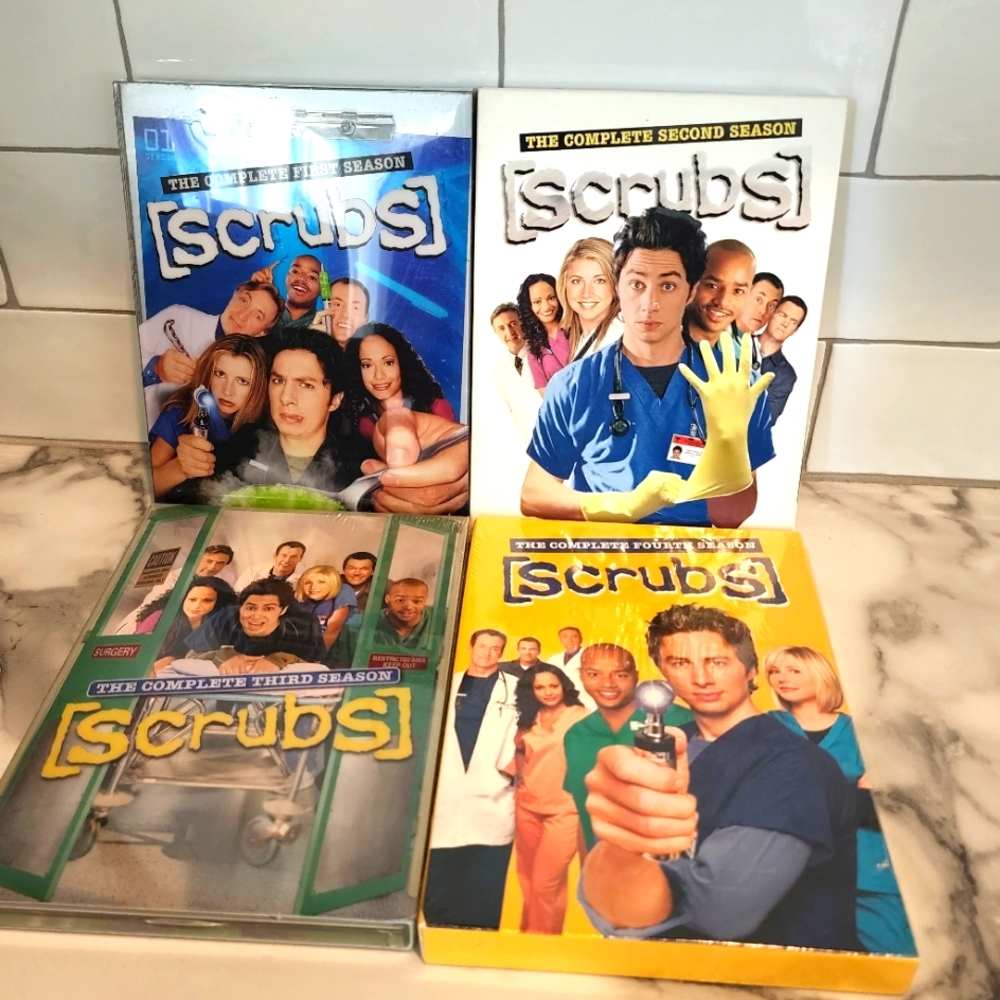 Scrubs DVDs seasons 1-4